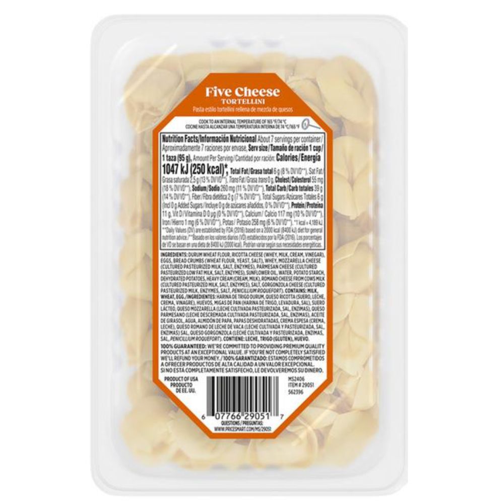 TORTELLINI DE CINCO QUESOS MEMBERS SELECTION 340 GR