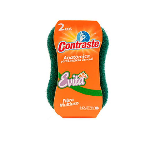 CONTRASTE 2-PACK EVITA FIBRA ANATOMICA NO RAYA