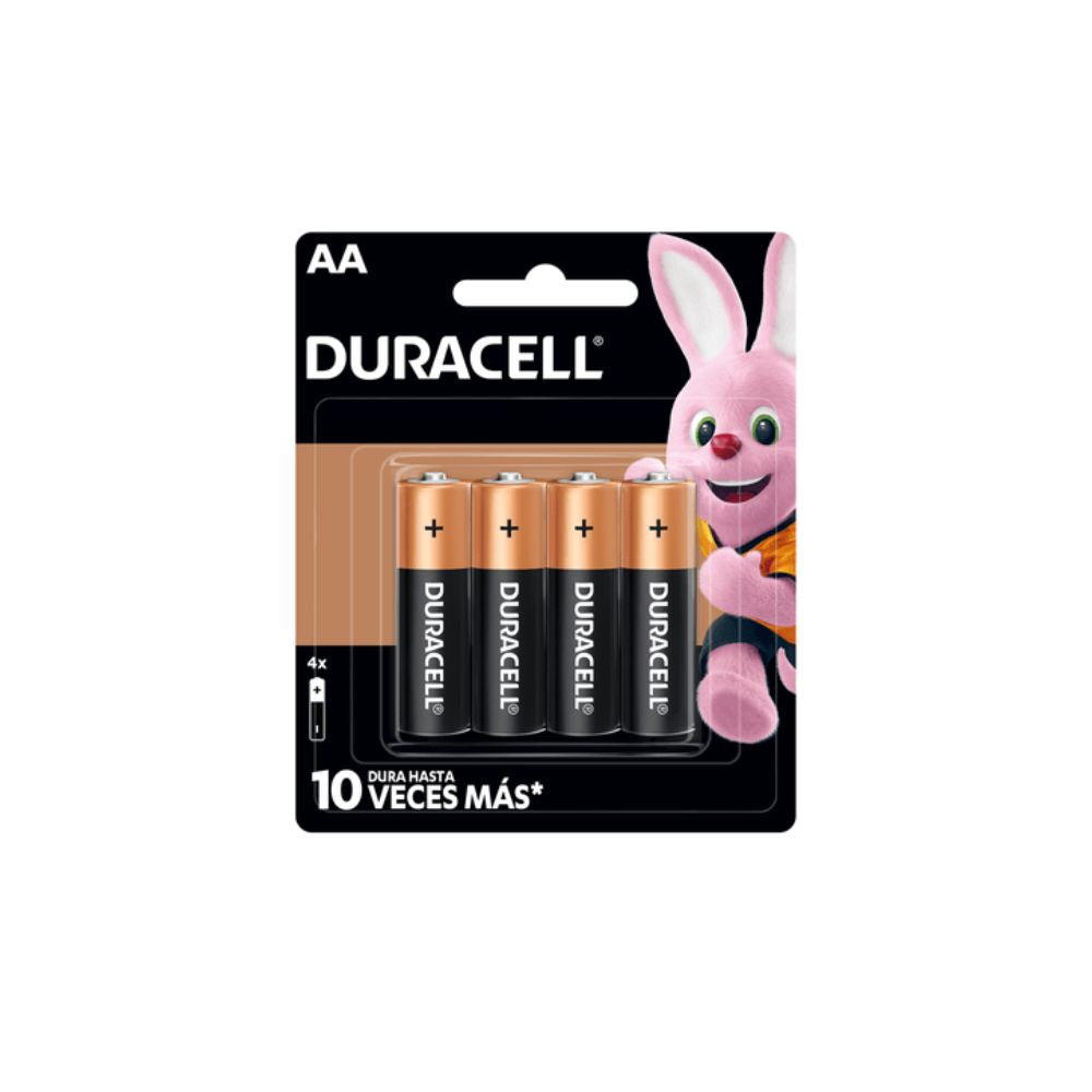 BATERIAS DOBLE AA DURACELL 4 UNIDADES
