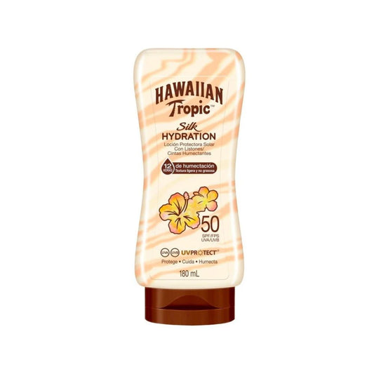LOCION PROTECTORA SILK HIDRATATION SOLAR CON LISTONES SPF 50 - 180ML