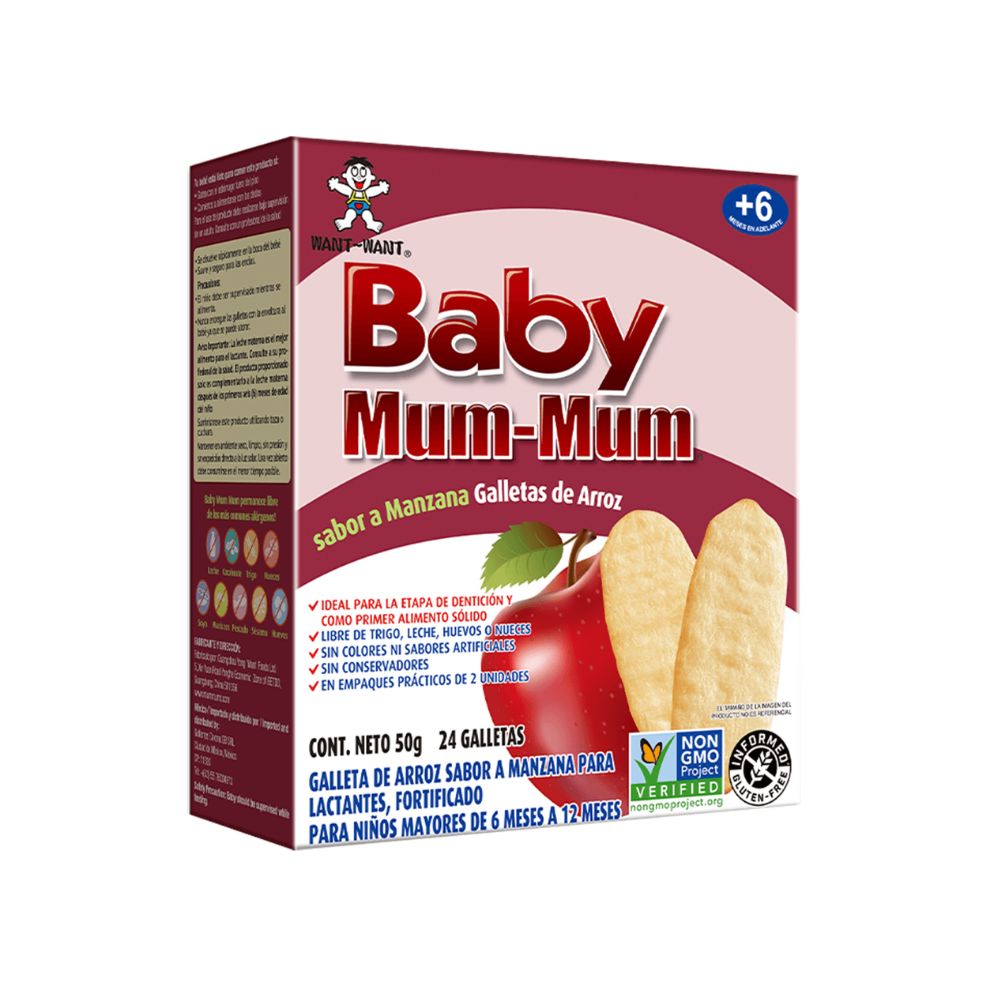 GALLETAS BABY MUM MUM MANZANA