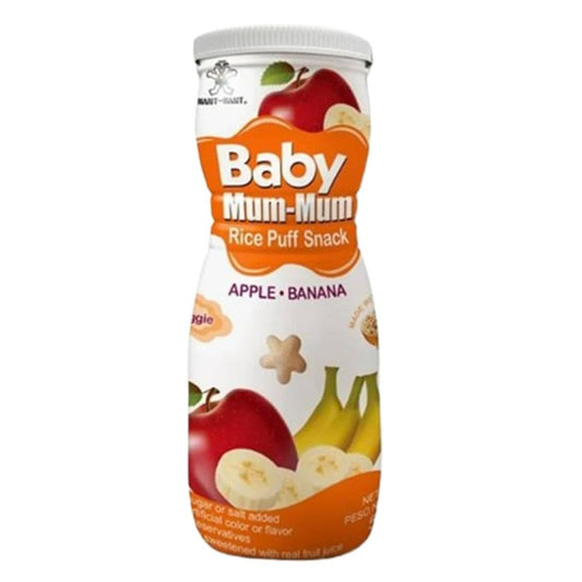PUFF RICE SNACK BABY MUM-MUM APPLE & BANANA