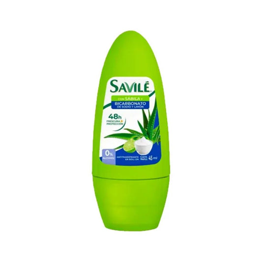 SAVILE DEO ROL BICARBONATO LIMON 12X45ML