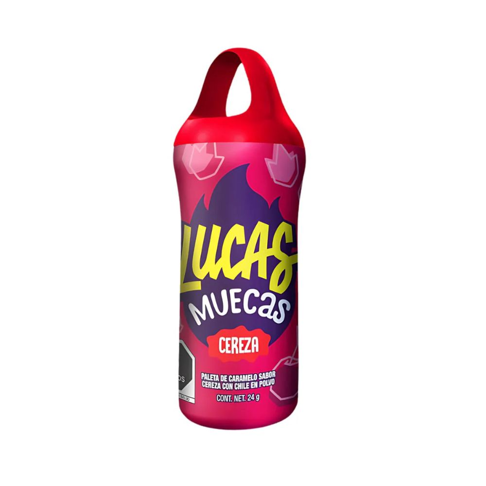 GOLOSINAS CON SABOR A CEREZA LOCAS MUELAS 24 GR