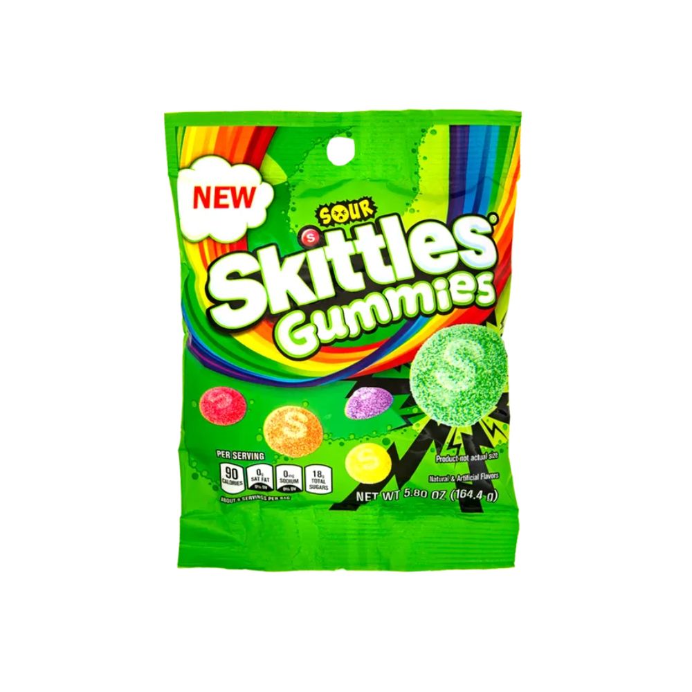GOMITAS ACIDAS SKITTLES 5.8 OZ