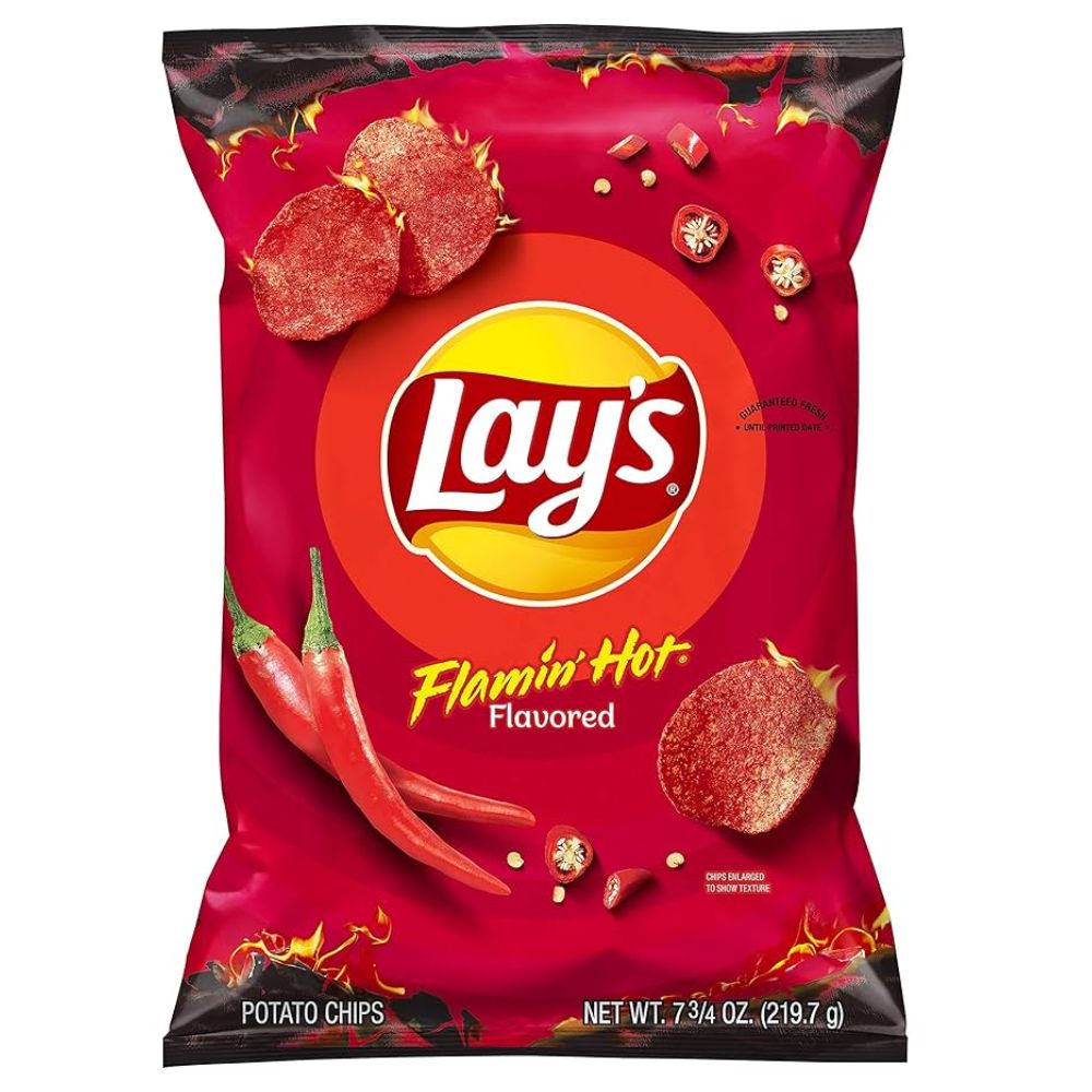 LAYS FLAMIN HOT  1OZ