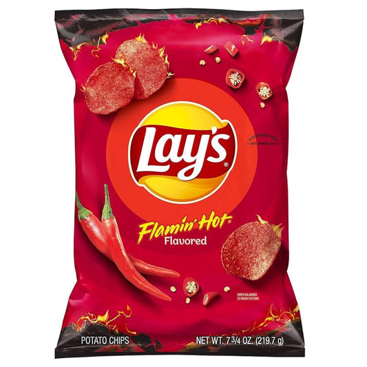 LAYS FLAMIN HOT  1OZ