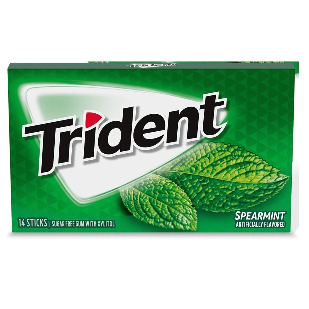 CHICLES TRIDENT SPEARMINT 12 UND
