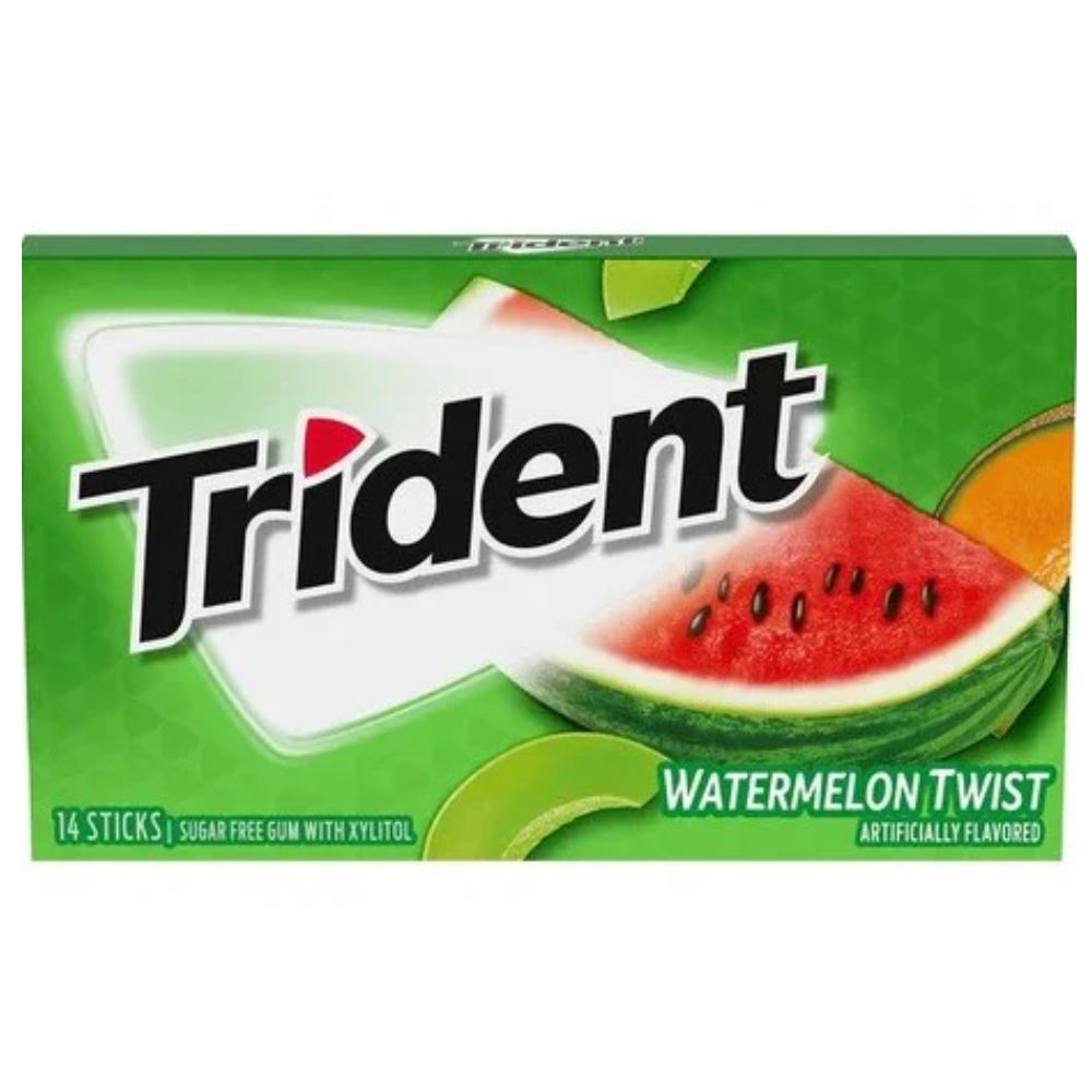 CHICLES TRIDENT WATERMELON TWIST 12 UND