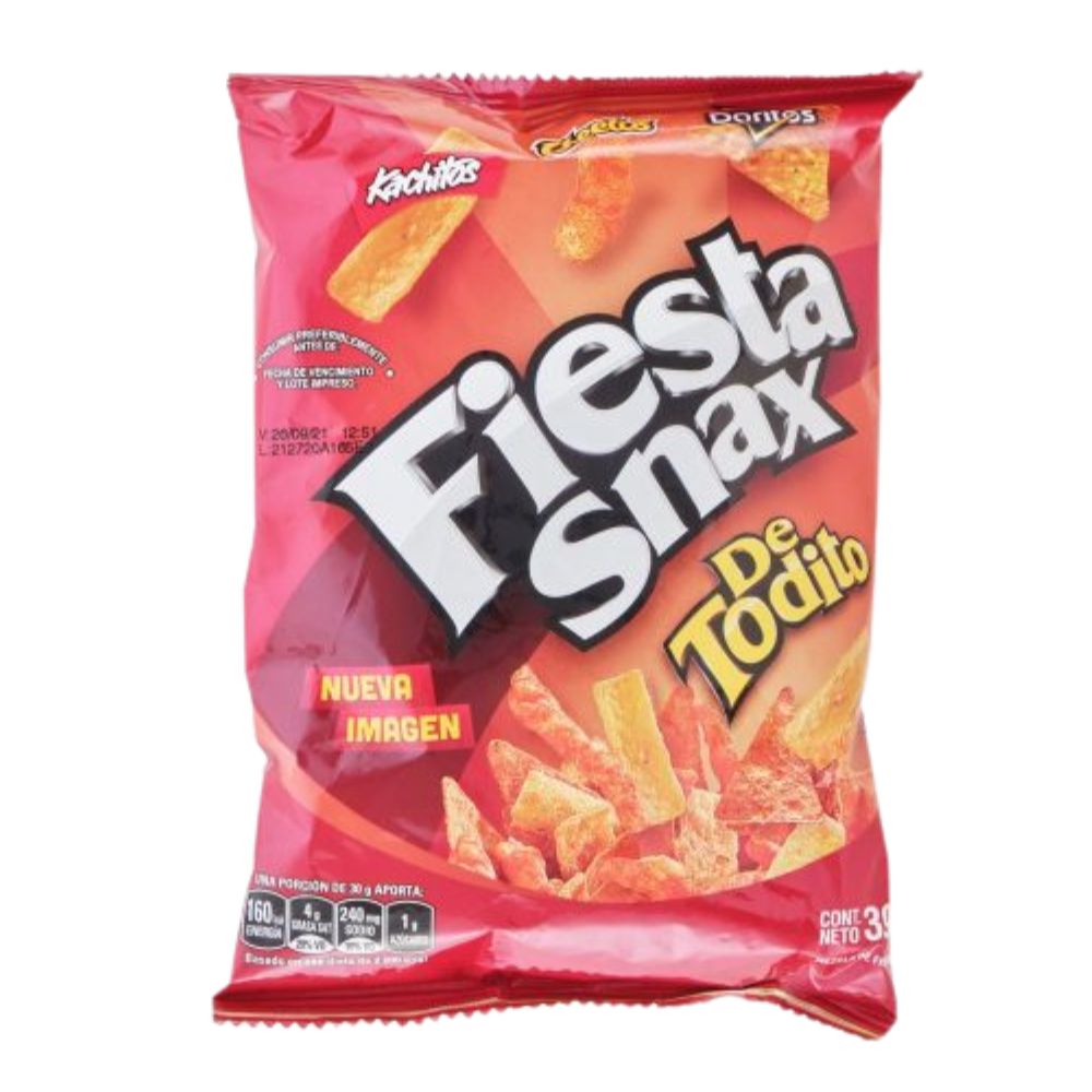 DETODITO FIESTA SNAX ROJO 105 GR