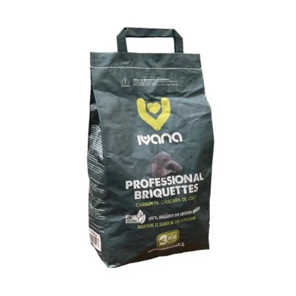 CARBON DE CASCARA DE COCO DE 3 KG