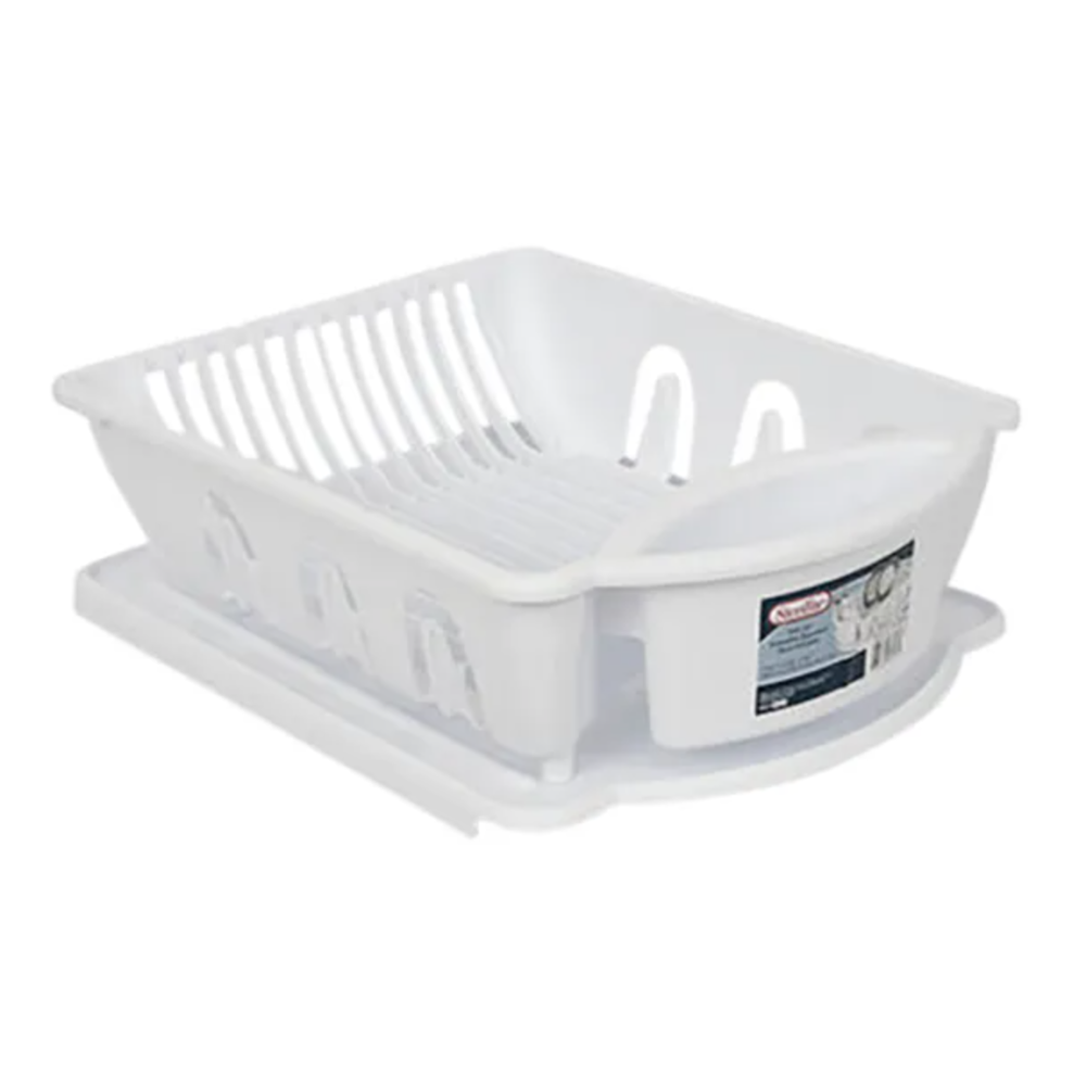 ESCURRIDOR MEDIANO ULTRA SINK CON BANDEJA COLOR BLANCO