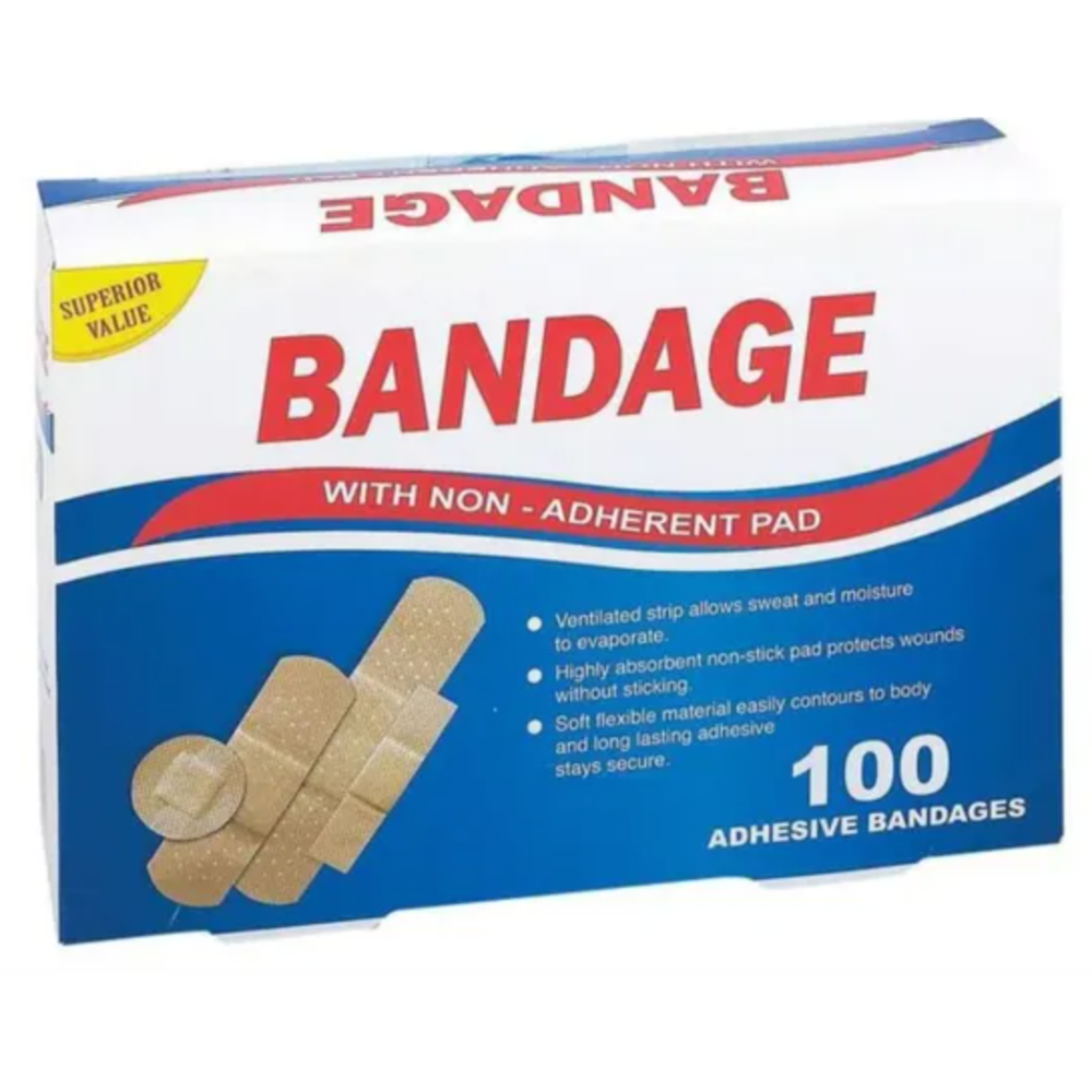 CAJA DE CURITAS ADHESIVAS SURTIDAD 100 UND