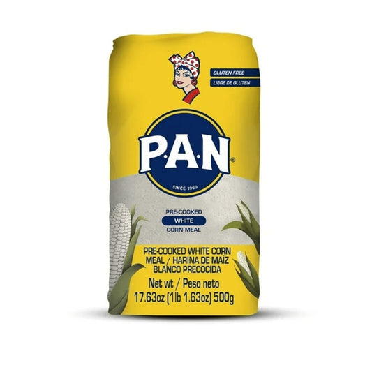 PAN HARINA DE MAIZ BLANCO  500  GRS