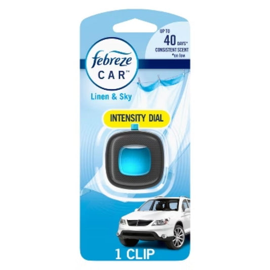 AROMATIZANTE PARA CARRO CON AROMA A LINO Y CIELO FEBREZE 2 ML