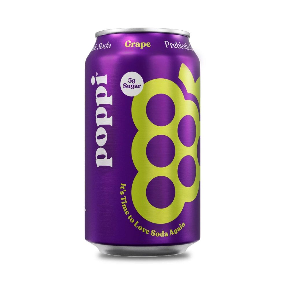 SODA POPPI GRAPE LATA