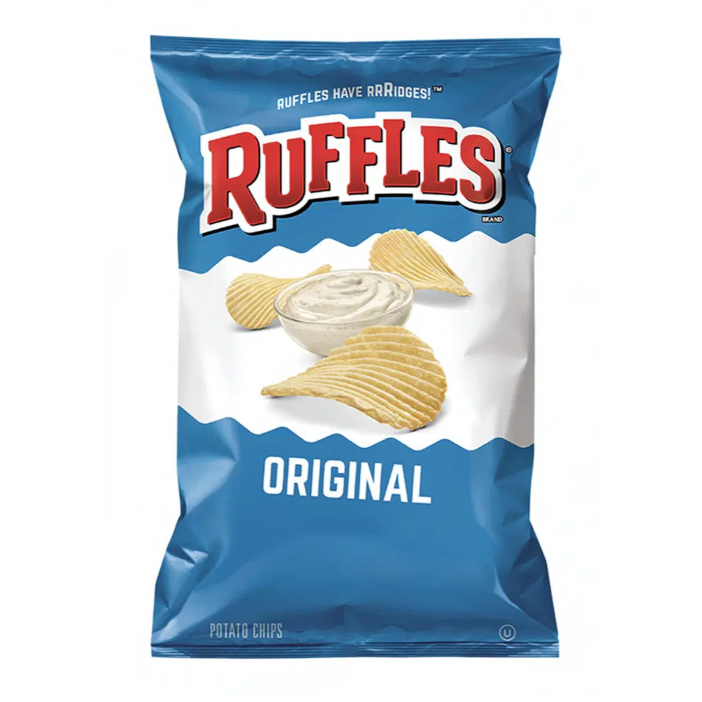 NACHOS RUFFLES REGULAR X LARGE