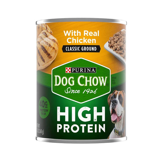 Dog Chow High Protein Real Chicken Classic Ground 369g