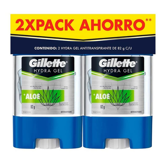 DESODORANTE HYDRAGEL ALOE GILLETTE DUO PACK