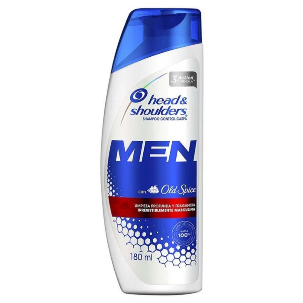 SHAMPOO MEN CON OLD SPICE HEAD AND SHOULDERS 180 ML
