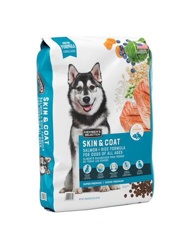 COMIDA PARA PERRO FORMULA DE SALMON Y ARROZ 30 LBS MEMBERS SELECTION