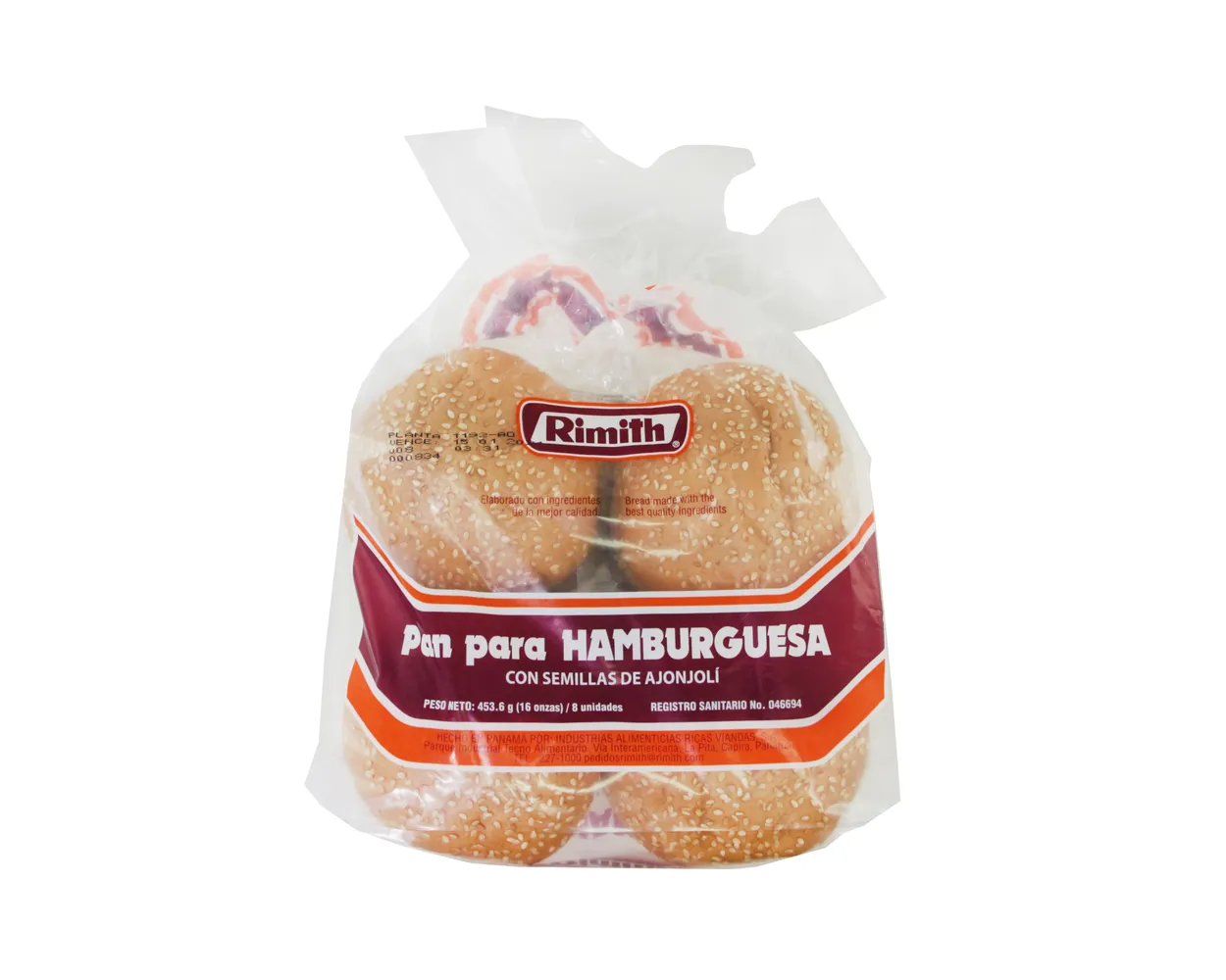 Pan Rimith PAN RIMITH HAMBURGUESA AJONJOLI 8 UND – Merkapp