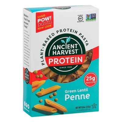 PASTA PENNE LENTEJAS VERDES ANCIENT HARVEST 272 GR