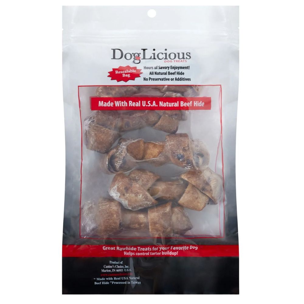 HUESOS COMESTIBLES PARA PERRO TAMAN&#771;O MINI SABOR A CUERO