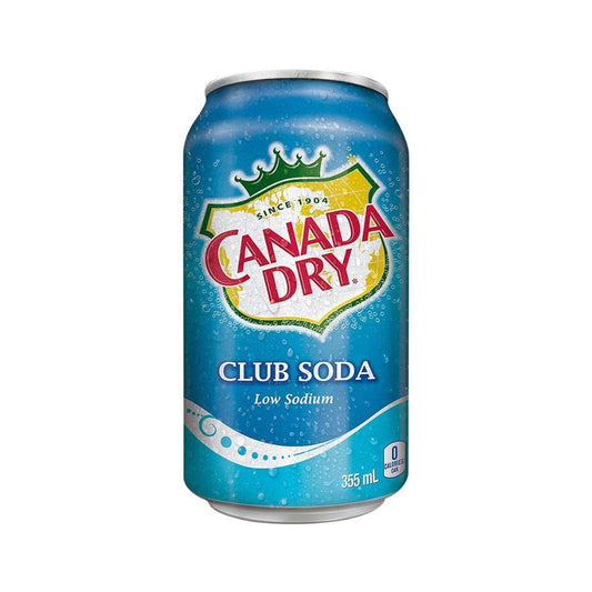 CLUB SODA CANADA DRY LATA 12 OZ (IMPORTADA)
