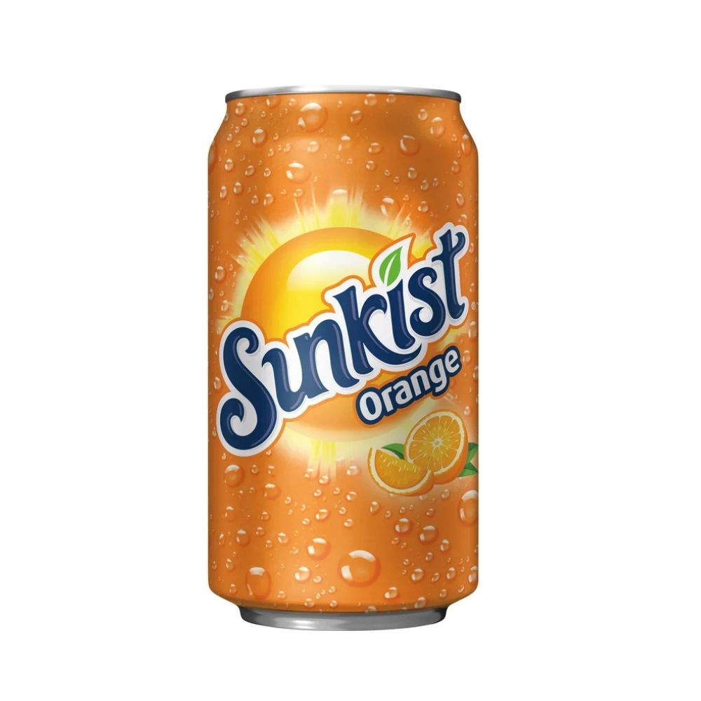 SODA SUNKIST ORNGE LATA 12 OZ (IMPORTADA)