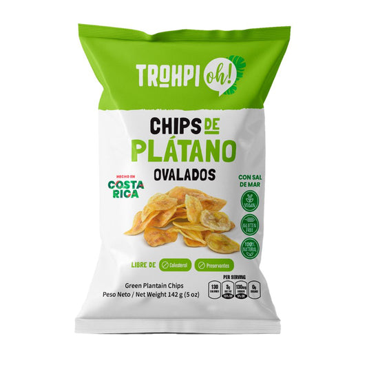 CHIPS DE PLATANO OVALADOS TROHPI OH 40 GRS