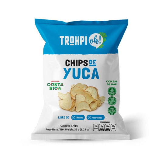 CHIPS DE YUCA TROHPI OH 35 GRS