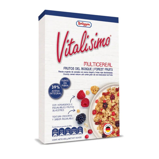 MULTICEREAL FRUTOS DEL BOSQUE VITALISIMO 450 G