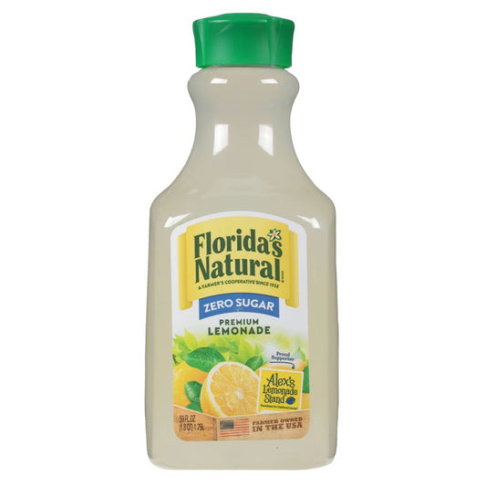 FLORIDAS NATURAL ZERO SUGAR LEMONADE 59 OZ 59 OZ