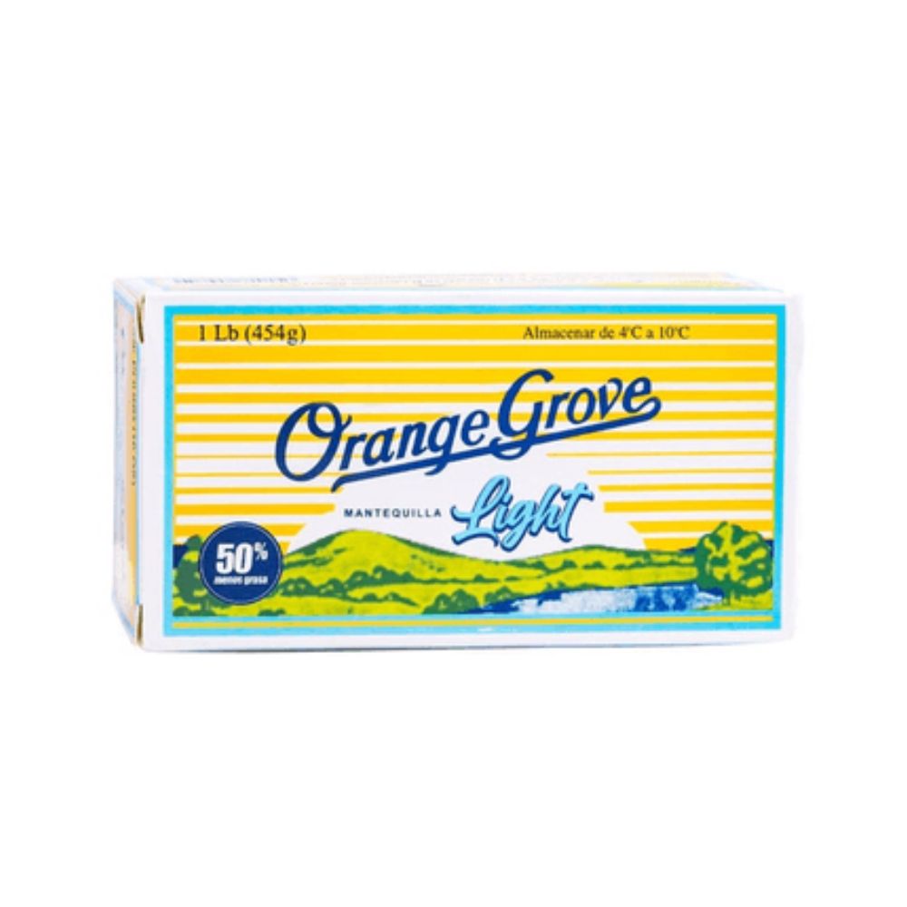 ORANGE GROVE MANTEQUILLA LIGHT BARRA 454 GR