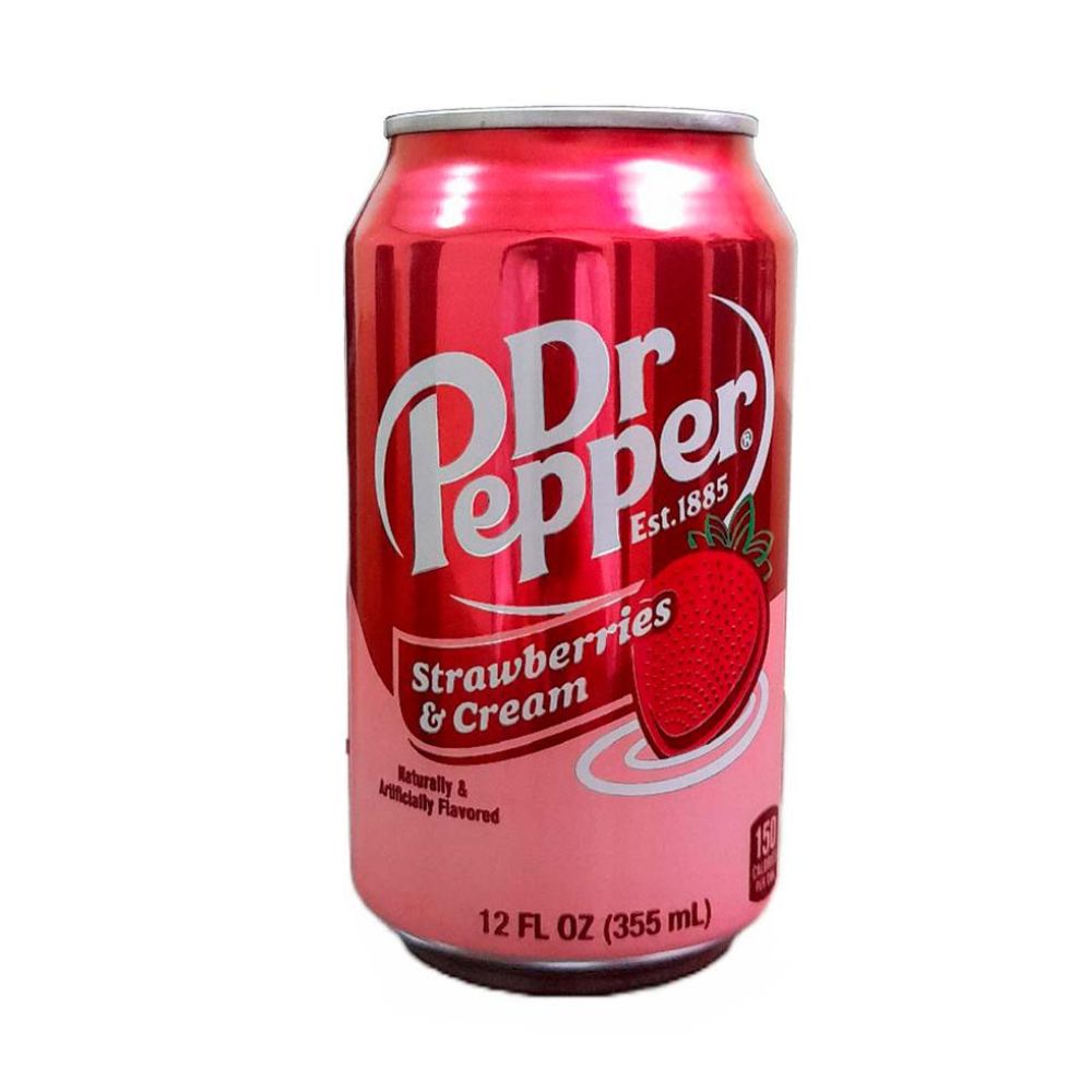 SODA DR PEPPER FRESA CREMA LATA 355 ML