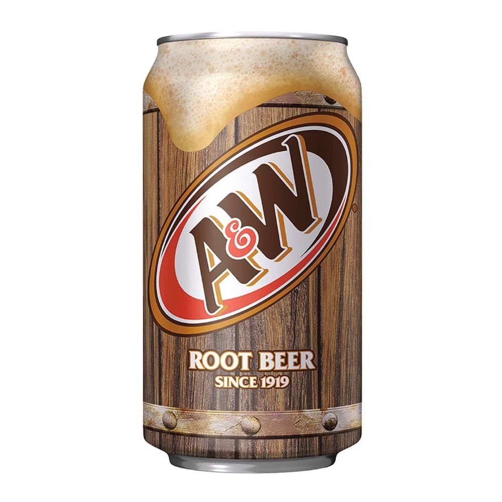 SODA A&W ROOT BEER  LATA 355ML