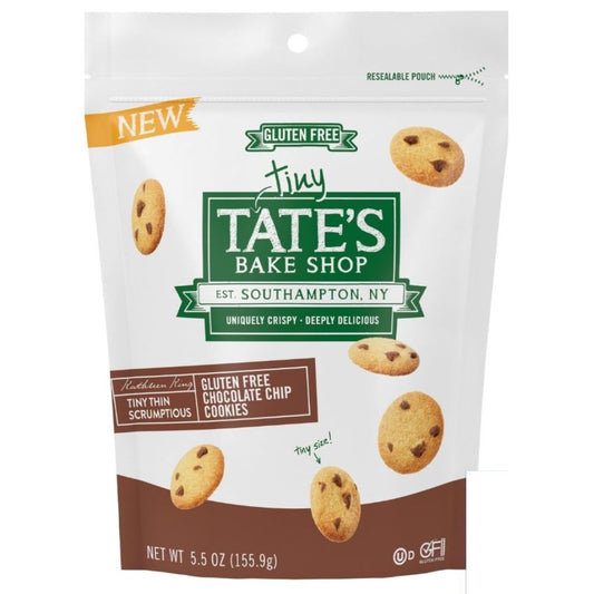 GALLETAS MINI CON CHISPAS DE CHOCOLATE SIN GLUTEN TATE'S BAKE SHOP 155.9G