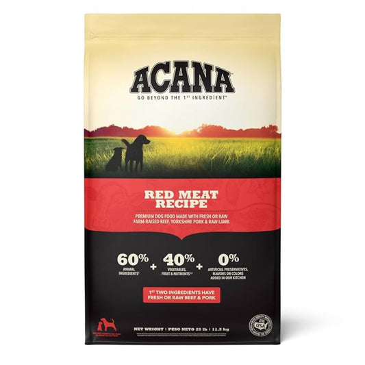 COMIDA PARA PERRO ACANA RED MEAT 25 LBS