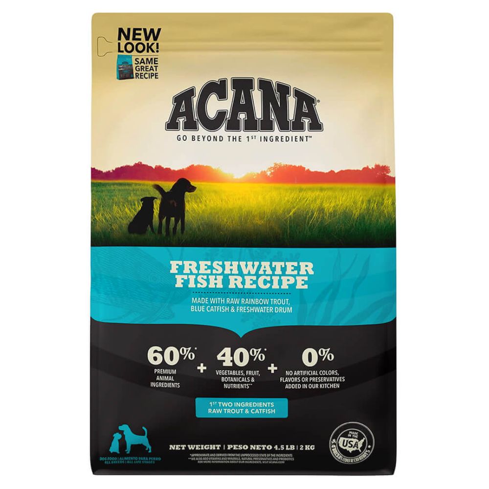 COMIDA DE PERRO ACANA DOG FRESHWATER FISH 4.5 LBS