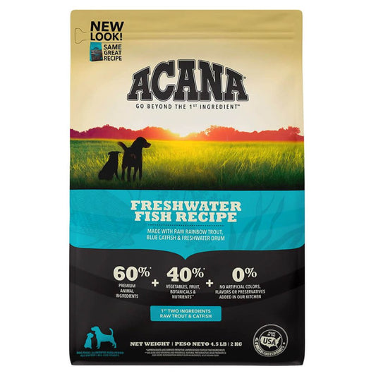 COMIDA DE PERRO ACANA DOG FRESHWATER FISH 4.5 LBS