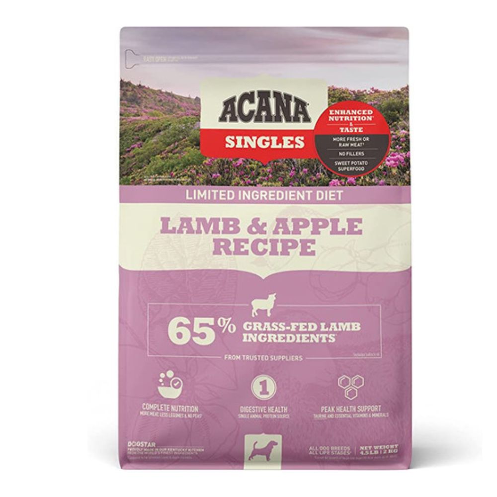 COMIDA DE PERRO ACANA DOG SINGLE LAMB & APPLE DOG 22 LBS / 10.2 KG