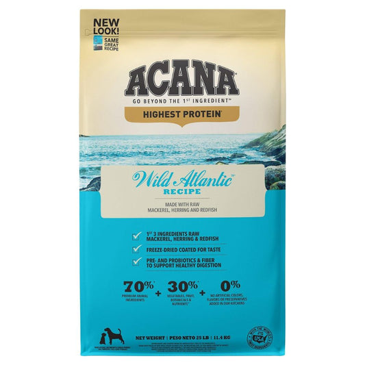 COMIDA DE PERRO ACANA DOG WILD ATLANTIC 25 LB