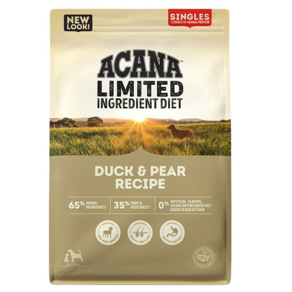 COMIDA DE PERRO ACANA DOG SINGLE DUCK & PEAR DOGS 4.5 LBS