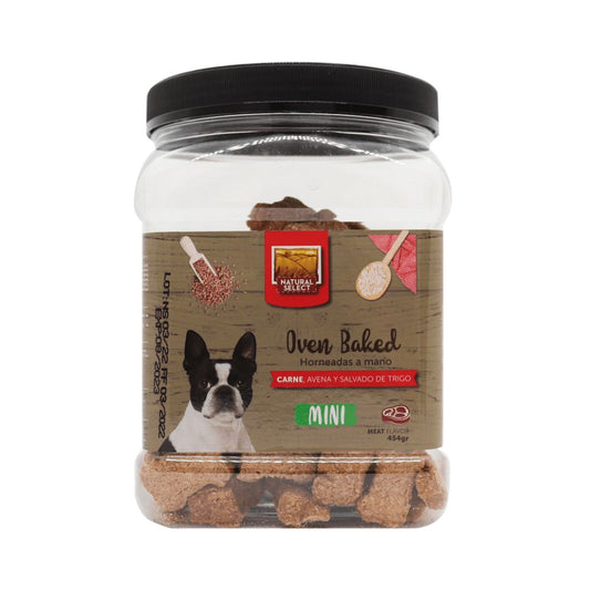 GALLETAS HORNEADAS MINI DE 454G PARA PERROS ADULTOS PEQUEÑOS