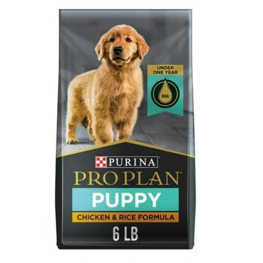 ALIMENTO PARA CACHORRO PRO PLAN CON SABOR A POLLO Y ARROZ DE 2.72KG