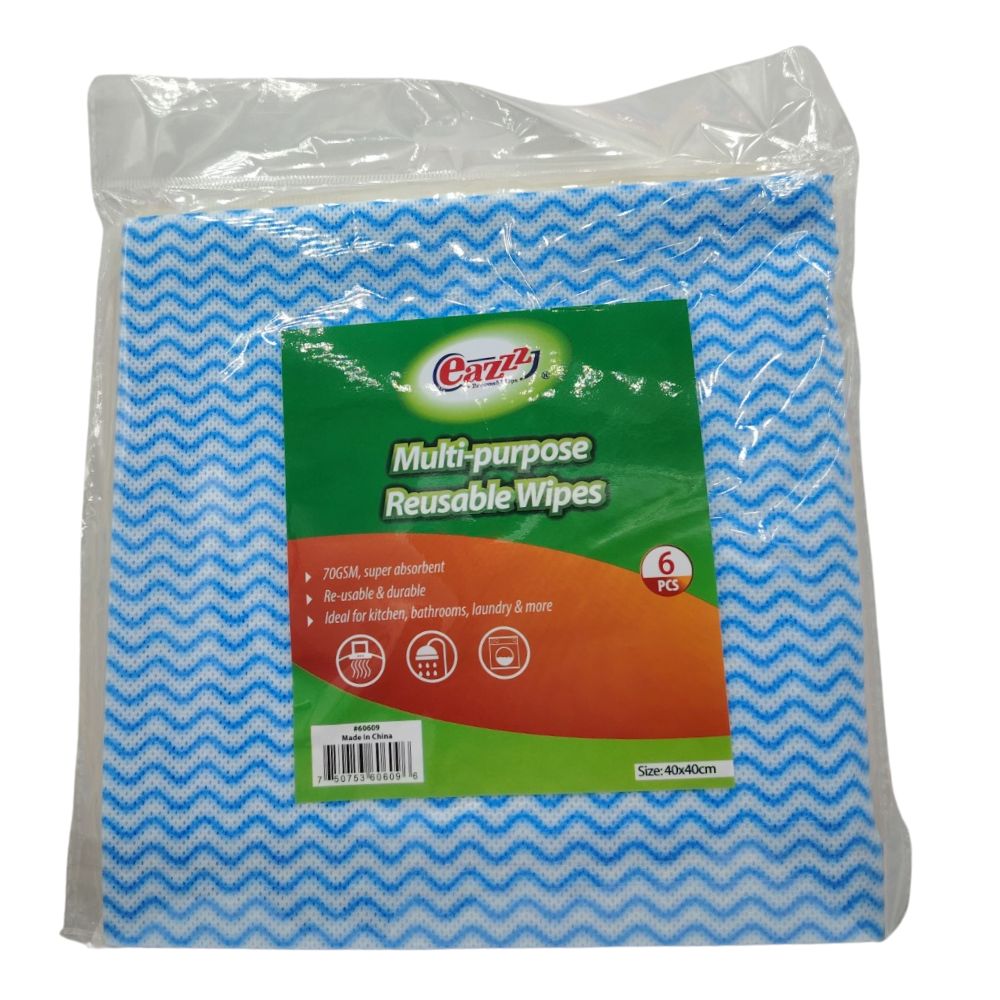 PAÑO REUTILIZABLE MULTIPROPOSITOS EAZZZ 6 UND