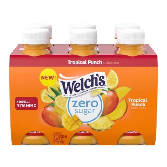 JUGO TROPICAL PUNCH ZERO WELCHS 6 PACK