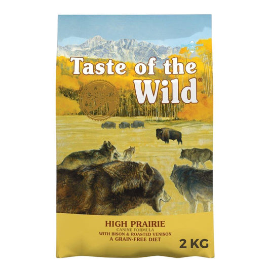 ALIMENTO PARA PERRO ADULTO TOW HIGH PRAIRIE TASTE OF THE WILD 2 KG