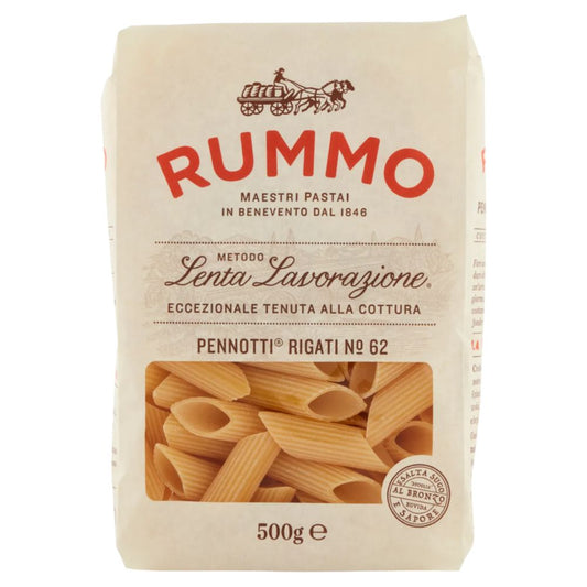 PASTA PENNOTTI RIGATI N62 RUMMO 500 GR